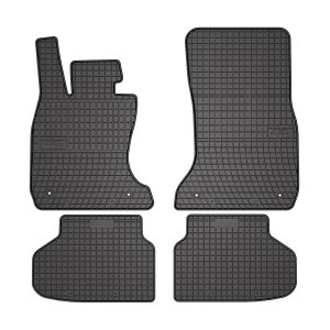 BMW 7 Series F01 Floor Mats - Omac - Rubber - Black - '09-'15 BMW 7 Series F01 Floor Mats - Omac - Rubber - Black - '09-'15